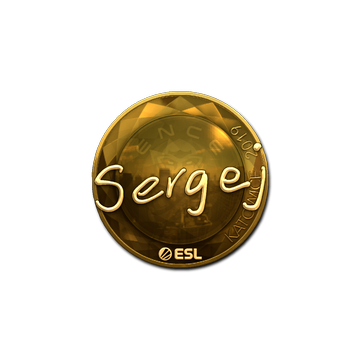 Sticker | sergej (Gold) | Katowice 2019
