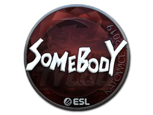 Sticker | somebody (Foil) | Katowice 2019