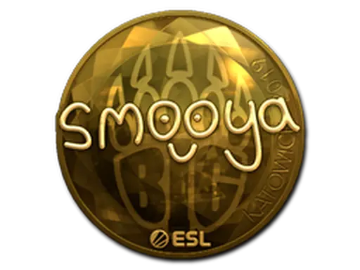 Sticker | smooya (Gold) | Katowice 2019