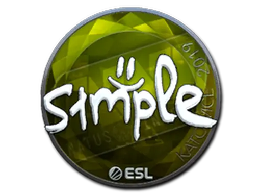 Sticker | s1mple (Foil) | Katowice 2019