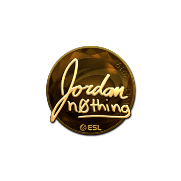 Sticker | n0thing (Gold) | Katowice 2019