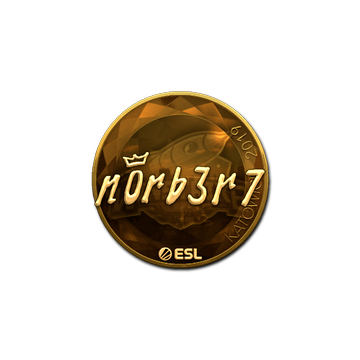 Sticker | n0rb3r7 (Gold) | Katowice 2019