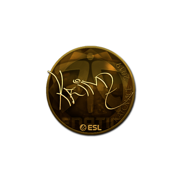 Sticker | KRIMZ (Gold) | Katowice 2019