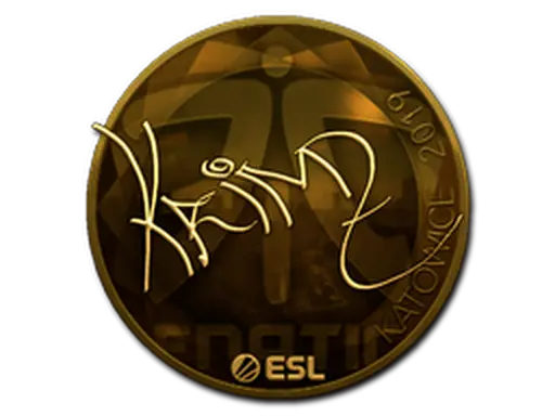Sticker | KRIMZ (Gold) | Katowice 2019
