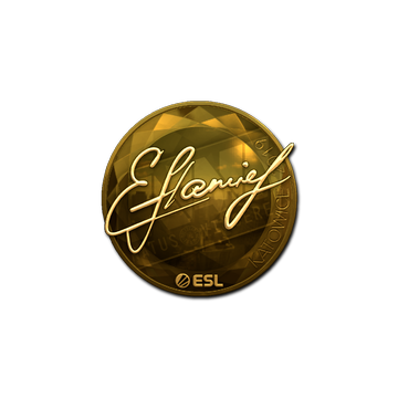 Sticker | flamie (Gold) | Katowice 2019