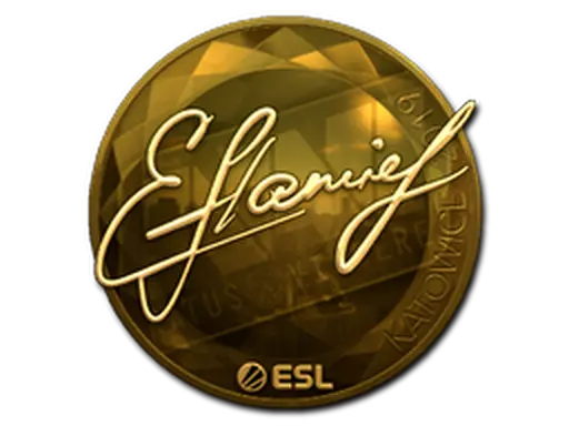 Sticker | flamie (Gold) | Katowice 2019