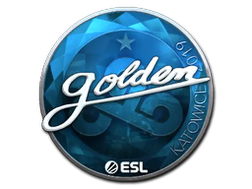 Sticker | Golden (Foil) | Katowice 2019