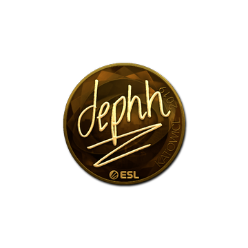Sticker | dephh (Gold) | Katowice 2019