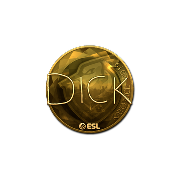 Sticker | DickStacy (Gold) | Katowice 2019