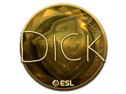 Sticker | DickStacy (Gold) | Katowice 2019