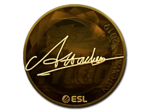Sticker | Attacker (Gold) | Katowice 2019