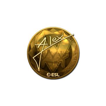 Sticker | ALEX (Gold) | Katowice 2019