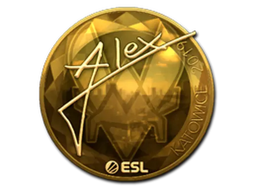 Sticker | ALEX (Gold) | Katowice 2019