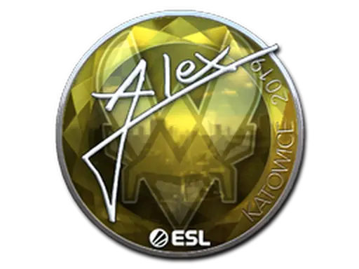 Sticker | ALEX (Foil) | Katowice 2019
