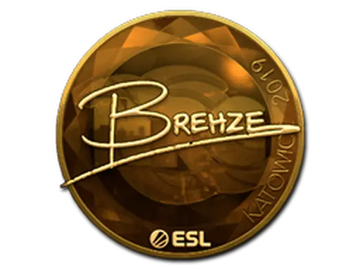 Sticker | Brehze (Gold) | Katowice 2019