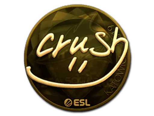 Sticker | crush (Gold) | Katowice 2019