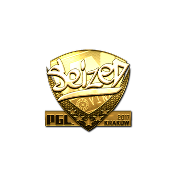 Sticker | seized (Gold) | Krakow 2017