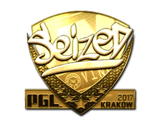 Sticker | seized (Gold) | Krakow 2017