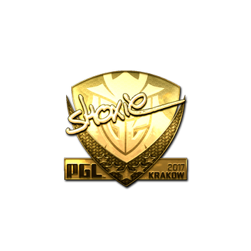 Sticker | shox (Gold) | Krakow 2017
