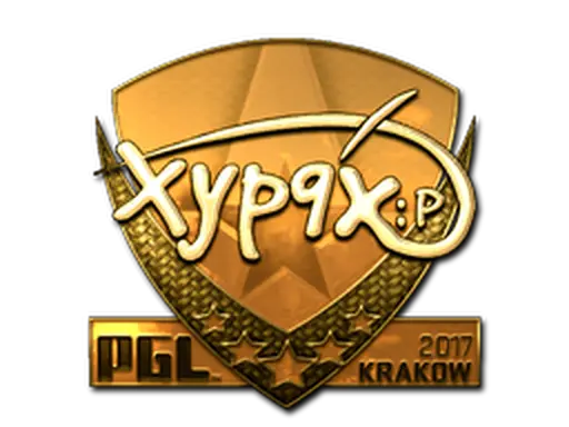 Sticker | Xyp9x (Gold) | Krakow 2017