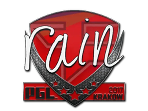 Sticker | rain | Krakow 2017