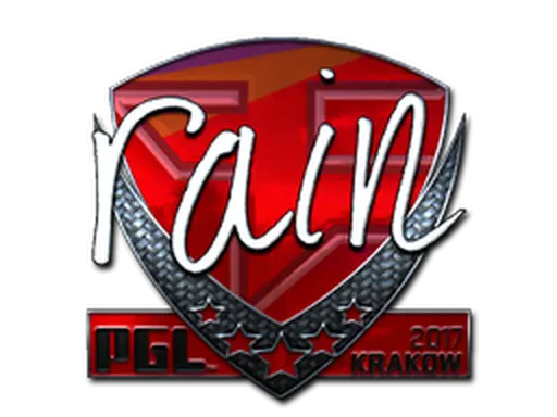 Sticker | rain (Foil) | Krakow 2017