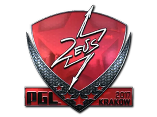 Sticker | Zeus (Foil) | Krakow 2017