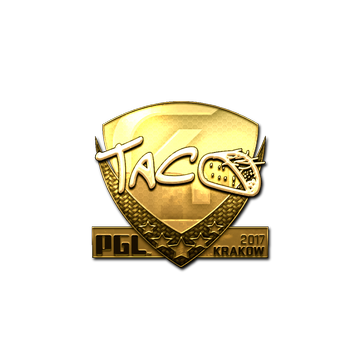 Sticker | TACO (Gold) | Krakow 2017