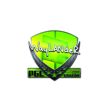 Sticker | wayLander (Foil) | Krakow 2017