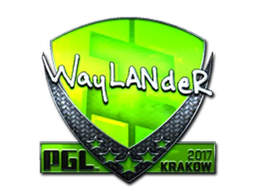 Sticker | wayLander (Foil) | Krakow 2017