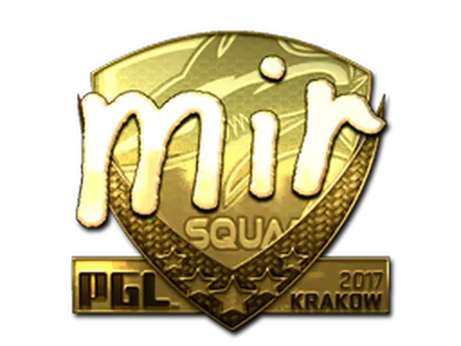 Sticker | mir (Gold) | Krakow 2017