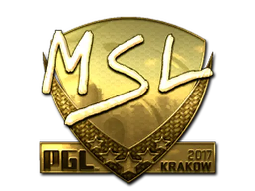 Sticker | MSL (Gold) | Krakow 2017