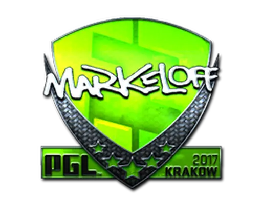Sticker | markeloff (Foil) | Krakow 2017