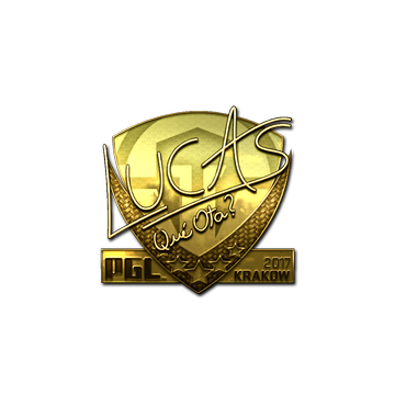 Sticker | LUCAS1 (Gold) | Krakow 2017