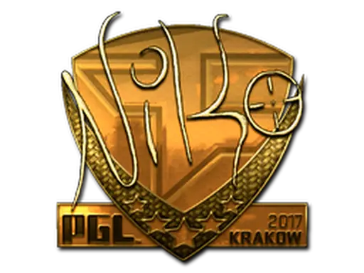 Sticker | NiKo (Gold) | Krakow 2017