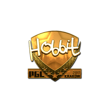 Sticker | Hobbit (Gold) | Krakow 2017