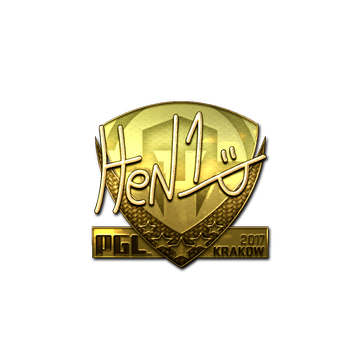 Sticker | HEN1 (Gold) | Krakow 2017