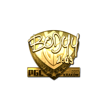 Sticker | bodyy (Gold) | Krakow 2017