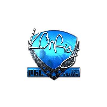 Sticker | k0nfig (Foil) | Krakow 2017