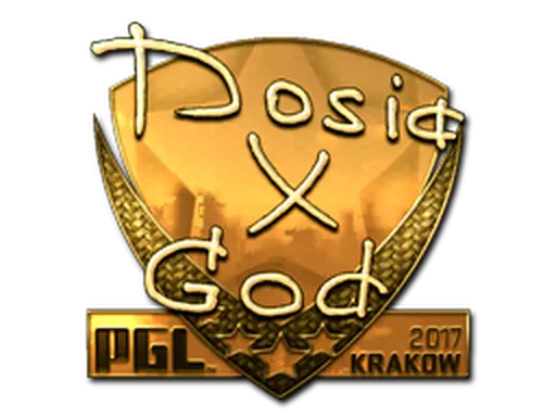 Sticker | Dosia (Gold) | Krakow 2017