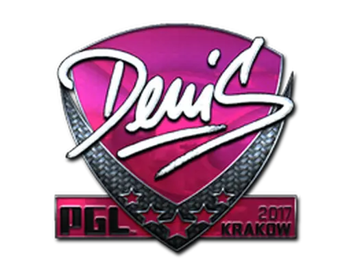 Sticker | denis (Foil) | Krakow 2017