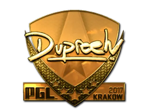 Sticker | dupreeh (Gold) | Krakow 2017