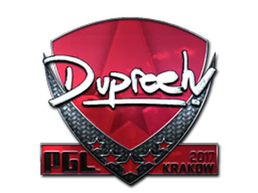 Sticker | dupreeh (Foil) | Krakow 2017