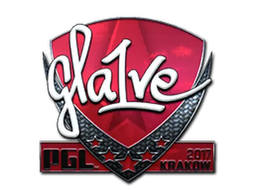 Sticker | gla1ve (Foil) | Krakow 2017