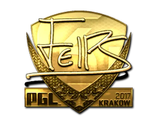 Sticker | felps (Gold) | Krakow 2017