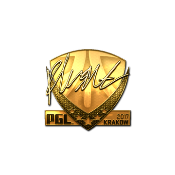 Sticker | flusha (Gold) | Krakow 2017