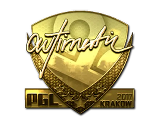Sticker | autimatic (Gold) | Krakow 2017