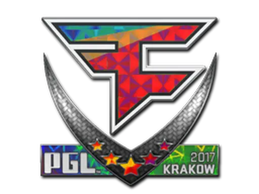 Sticker | FaZe Clan (Holo) | Krakow 2017