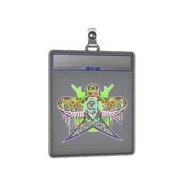 Sticker Slab | Green Swallow image