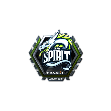 Sticker | Team Spirit (Foil) | London 2018